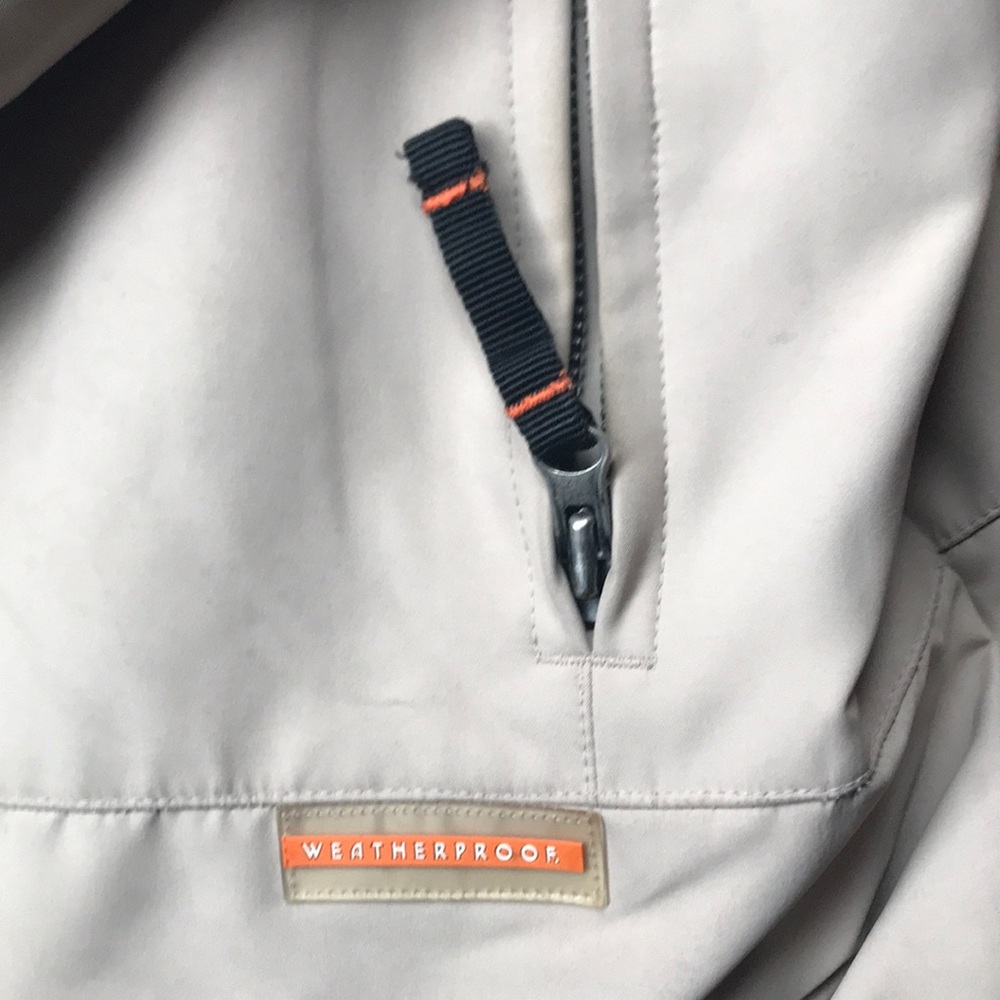 Beige Waterproof Hooded Jacket - image 4